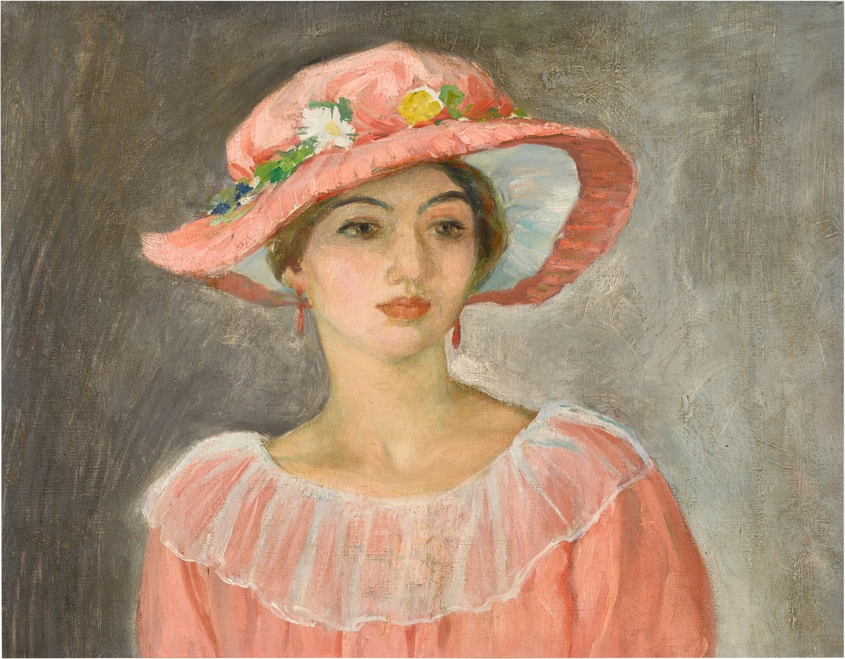 Le chapeau rose by Henri Lebasque