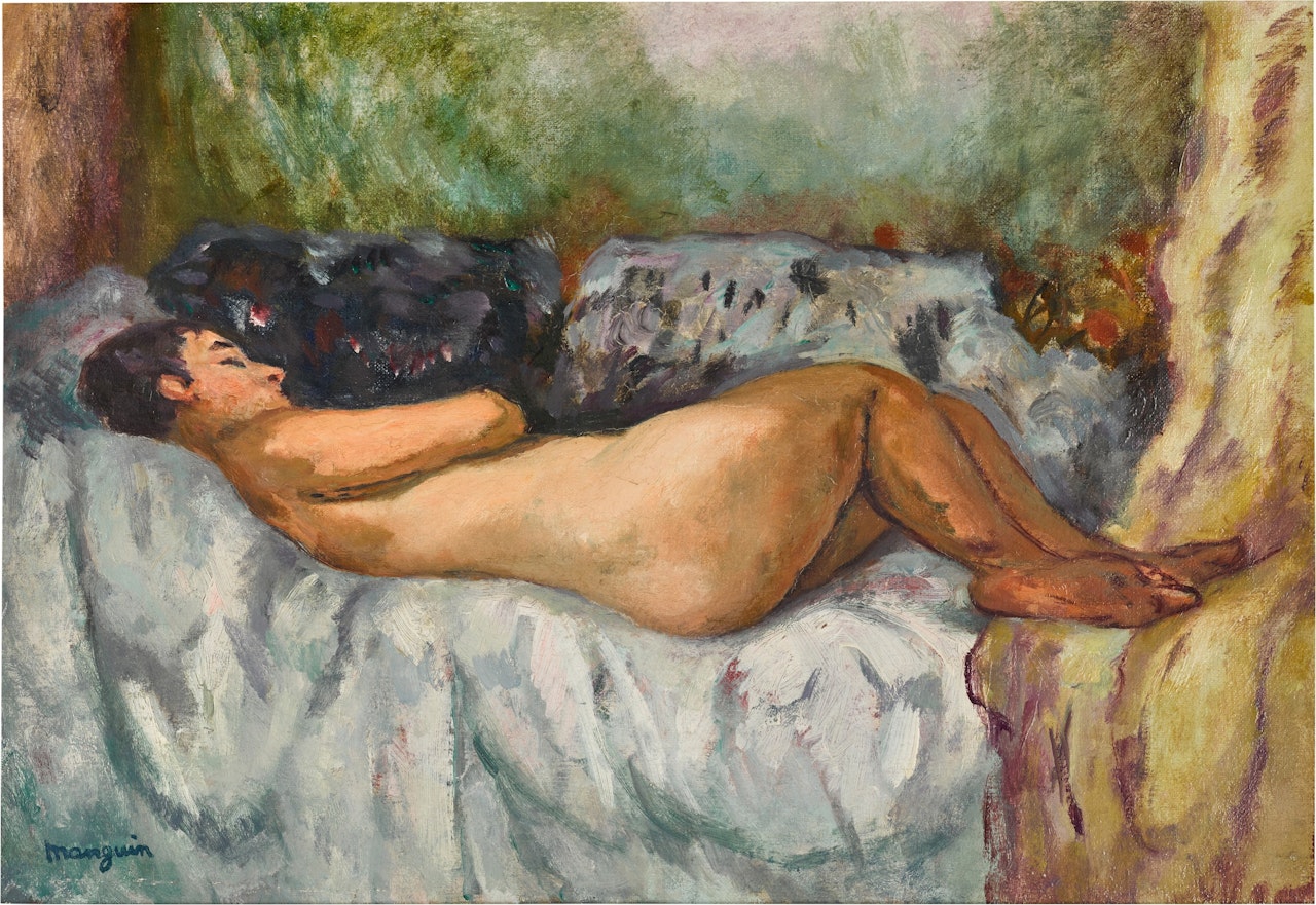 Jeanne: Nu allongé by Henri Manguin