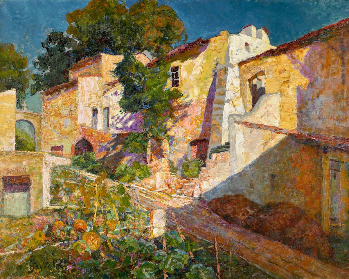 Village provençal by Victor Charreton