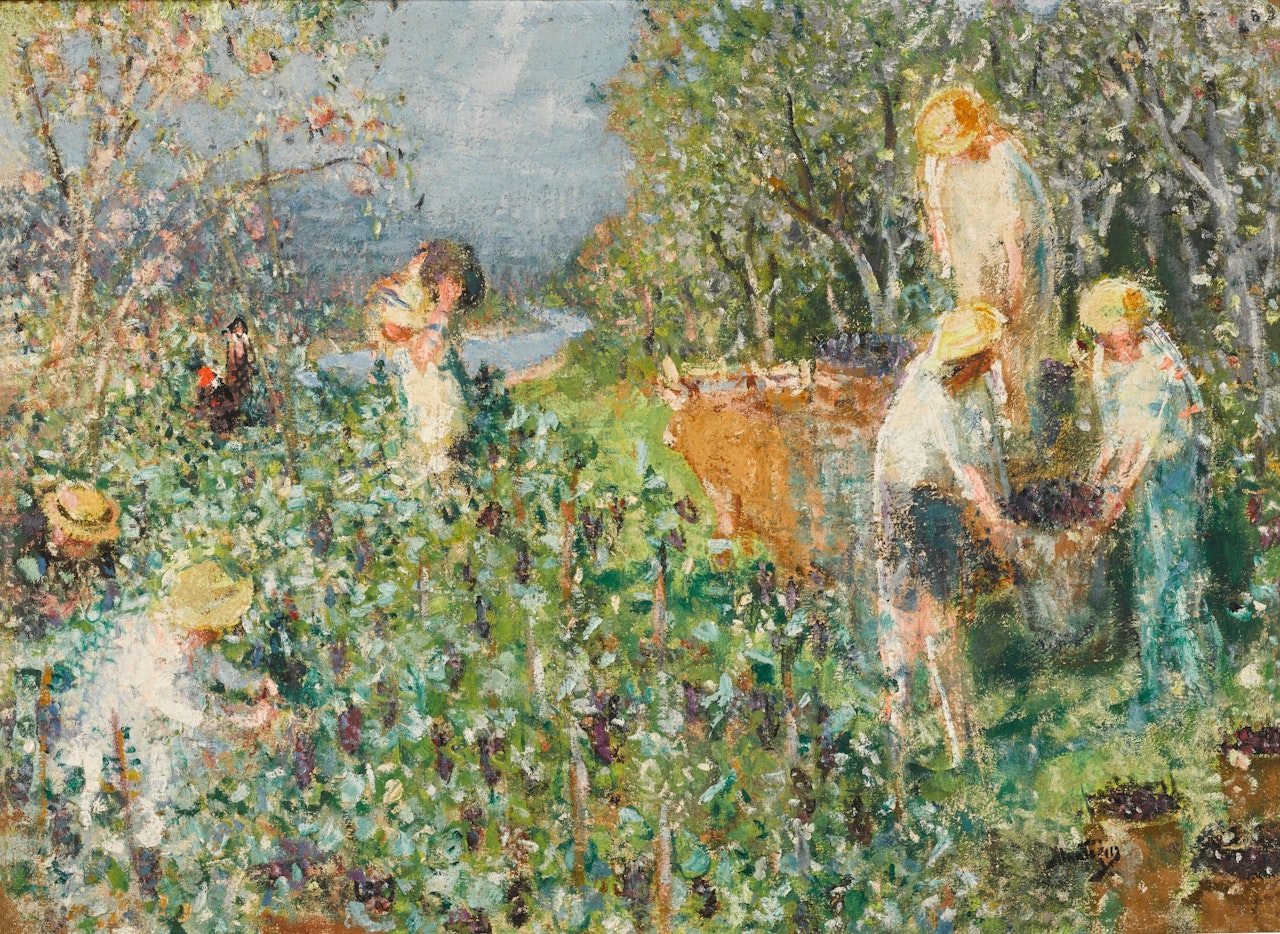 Les vendanges by Pierre Eugène Montezin