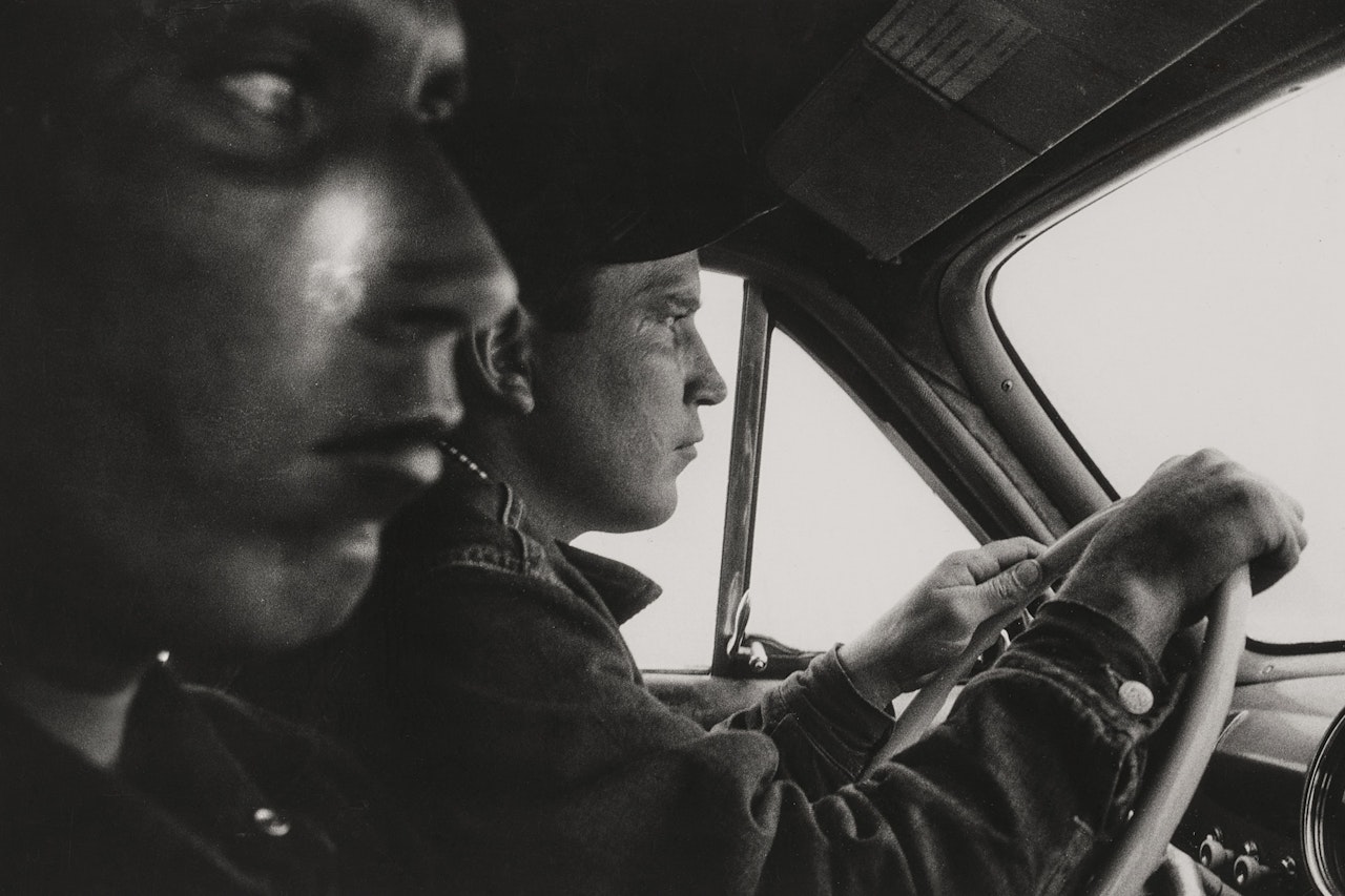 U.S. 91, Leaving Blackfoot, Idaho by Robert Frank
