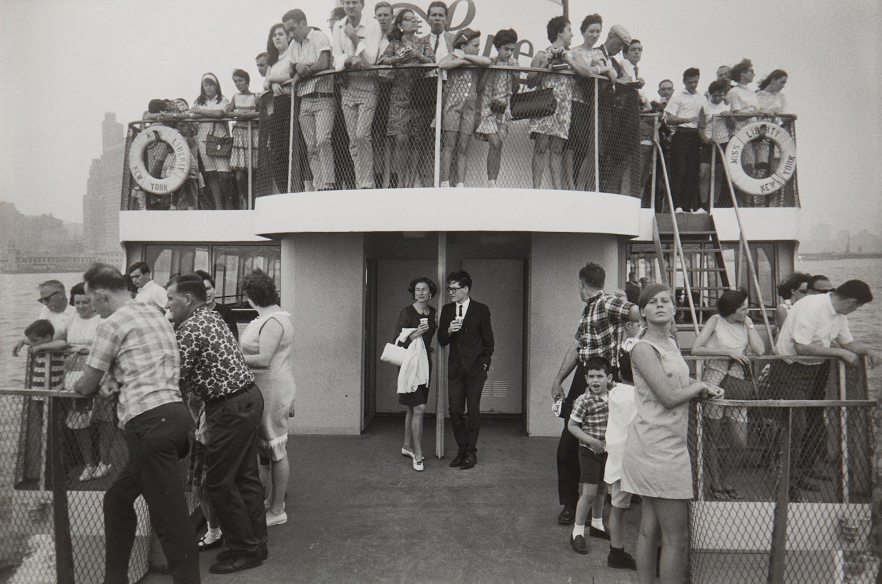 Statue of Liberty Ferry, New York (Circle Line) by Garry Winogrand