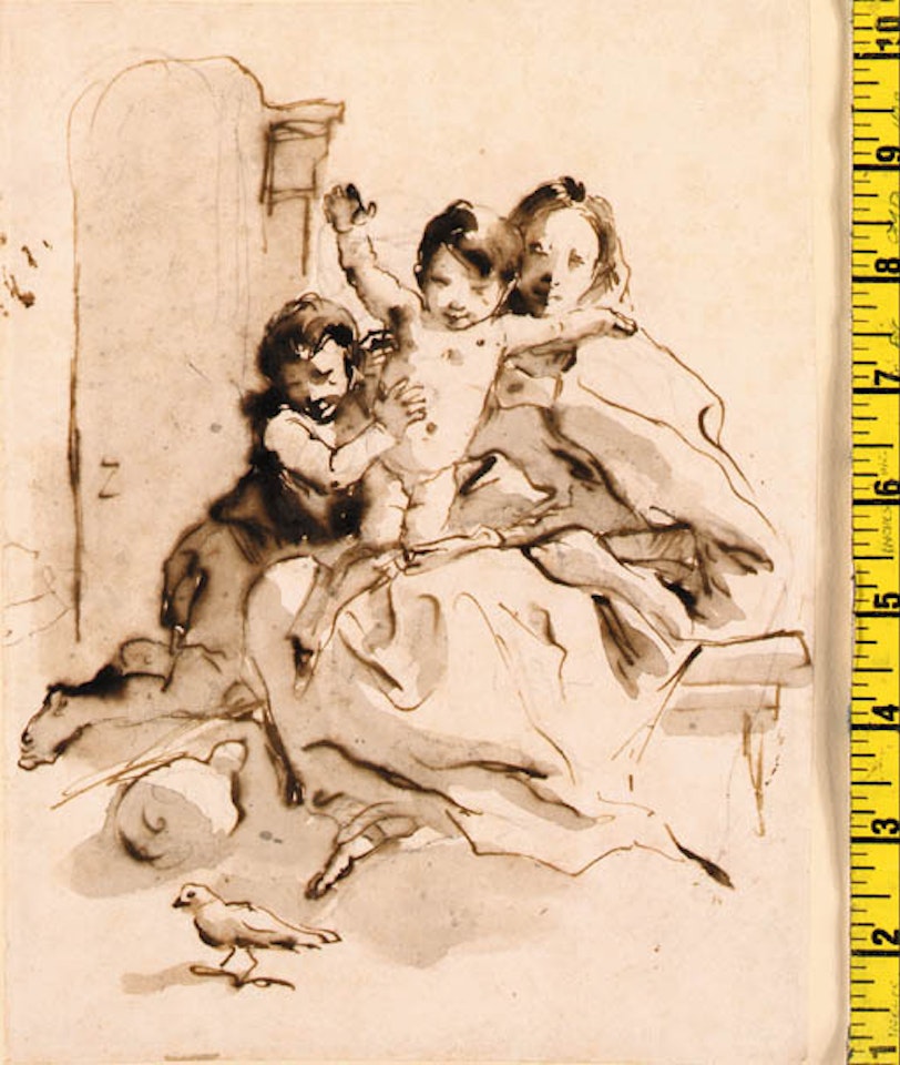 Madonna and Child with infant Baptist by Giovanni Battista Tiepolo