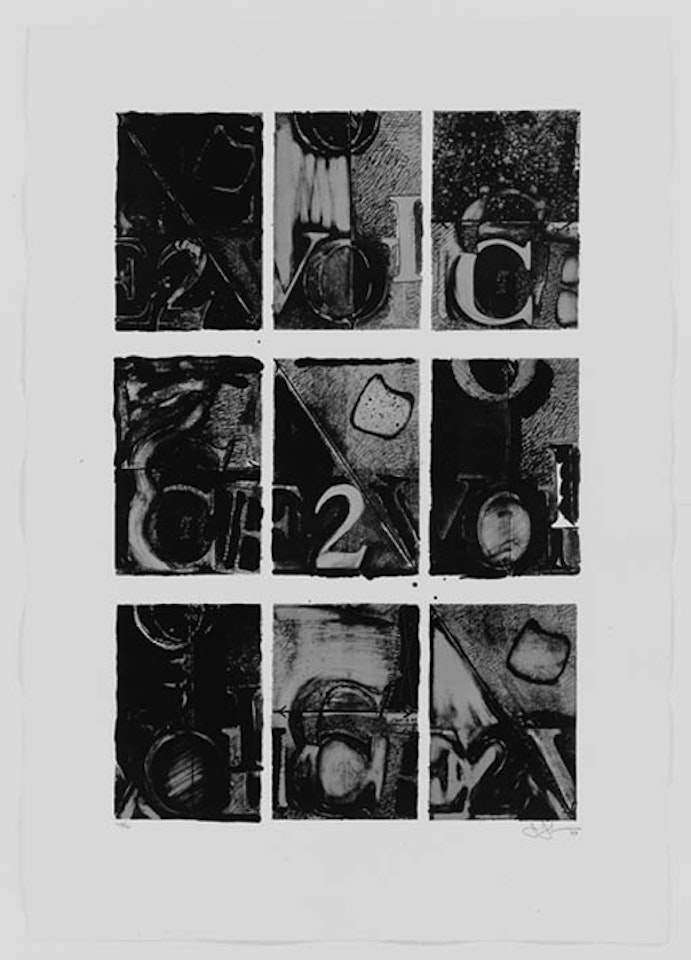 Voice 2 by Jasper Johns