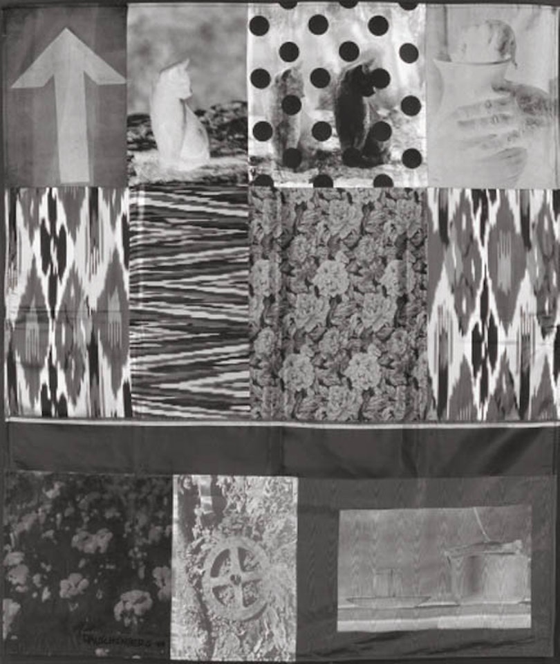 Samarkand stitches V by Robert Rauschenberg
