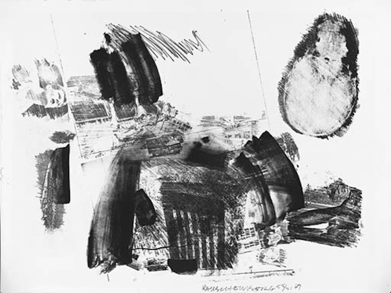 Test Stone No.3, from Booster and 7 Studies by Robert Rauschenberg