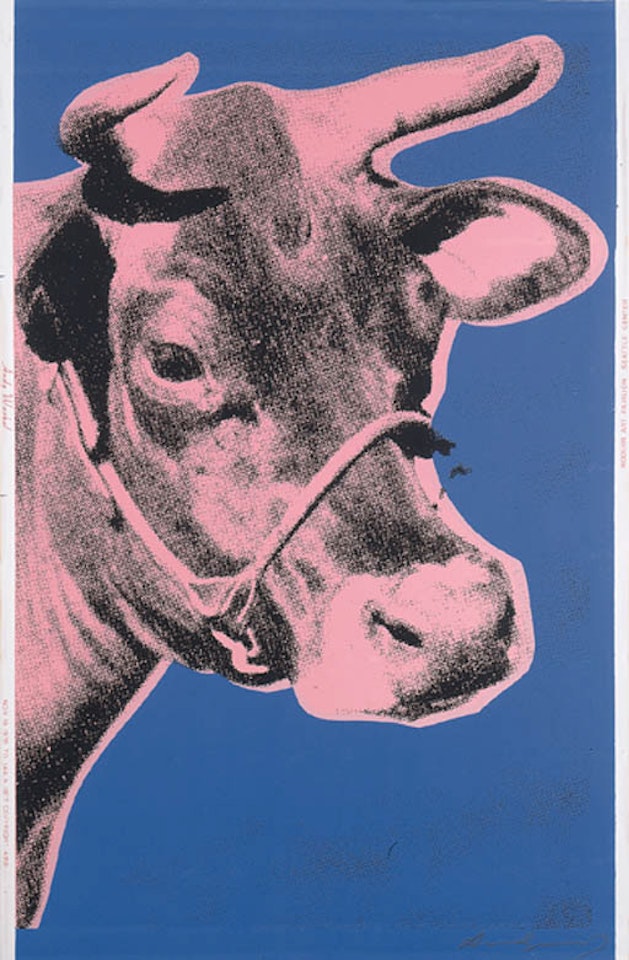 Cow, and Cow by Andy Warhol
