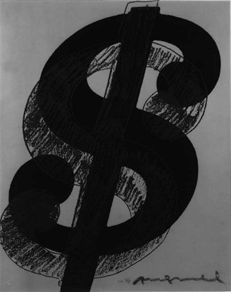 One dollar by Andy Warhol