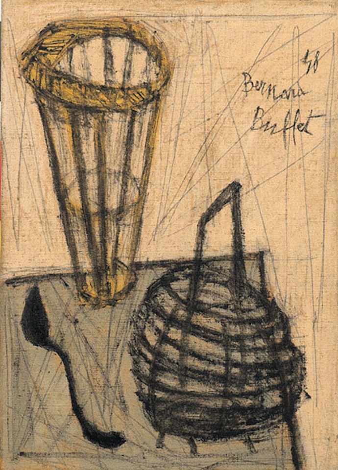 Nature morte aux deux paniers by Bernard Buffet