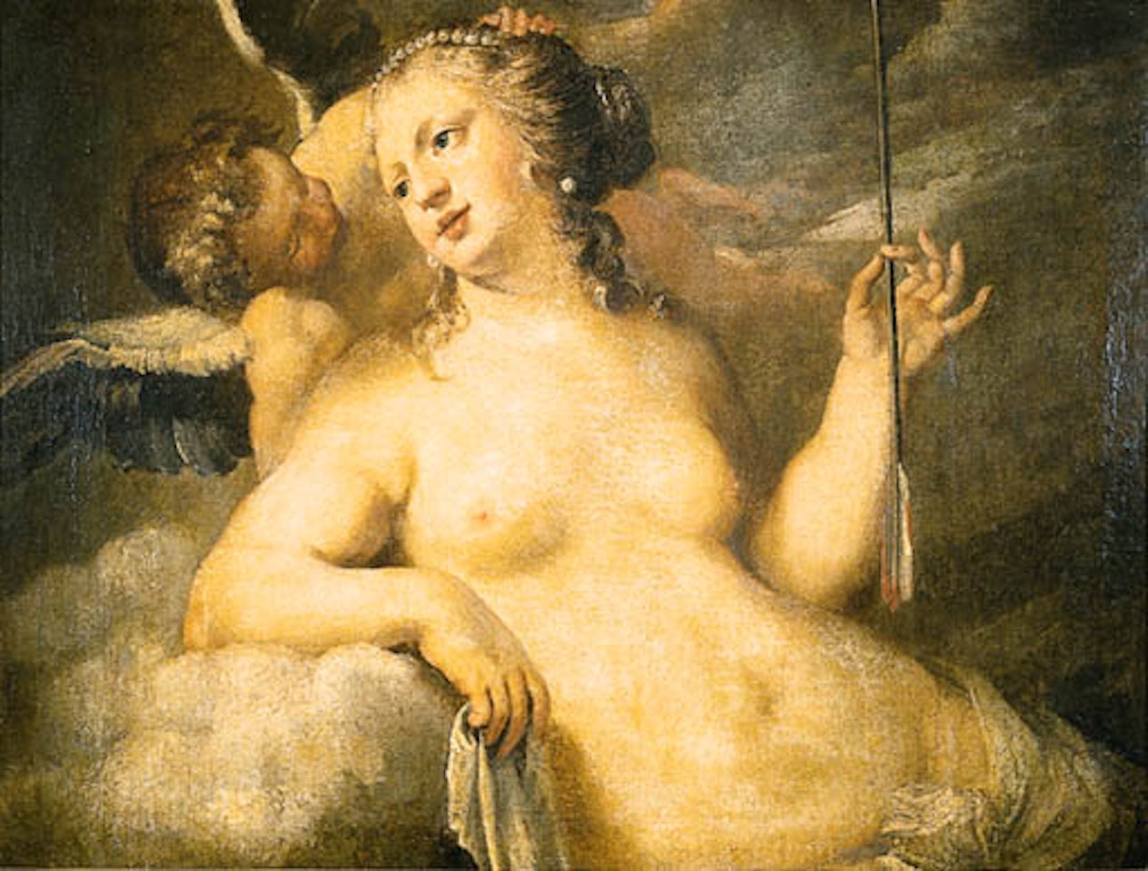 Venus and Cupid by Pietro Liberi