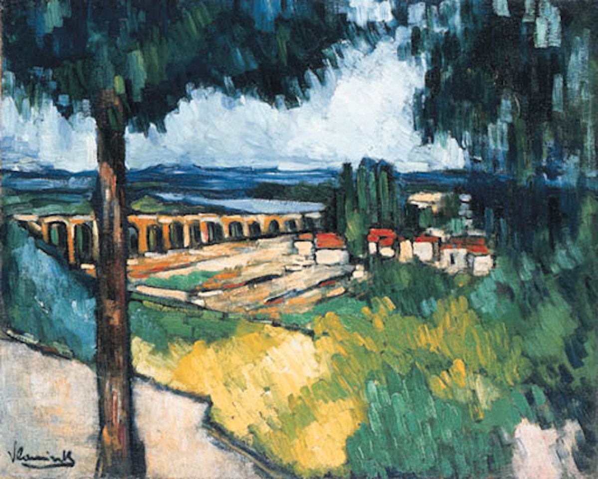 Le viaduc de Saint-Germaine by Maurice de Vlaminck