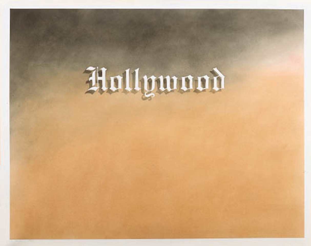 Hollywood by Ed Ruscha