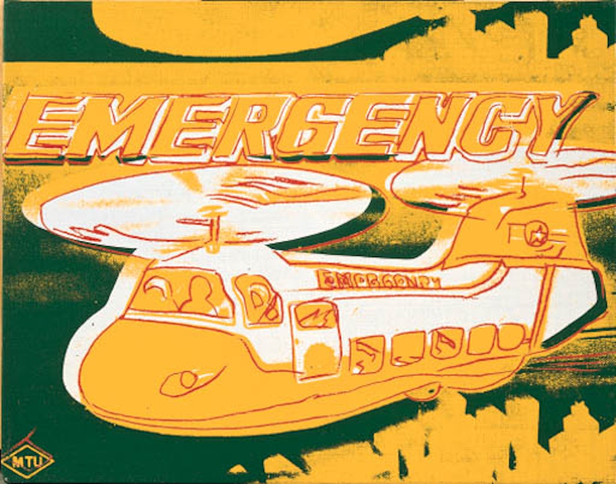 Emergency helicopter by Andy Warhol