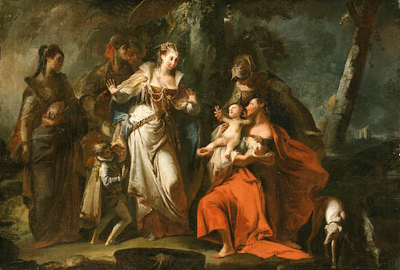 The finding of Moses by Gaspare Diziani