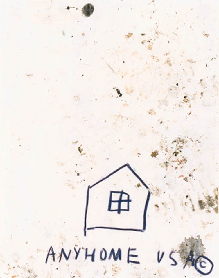 Untitled, anyhome USA by Jean-Michel Basquiat