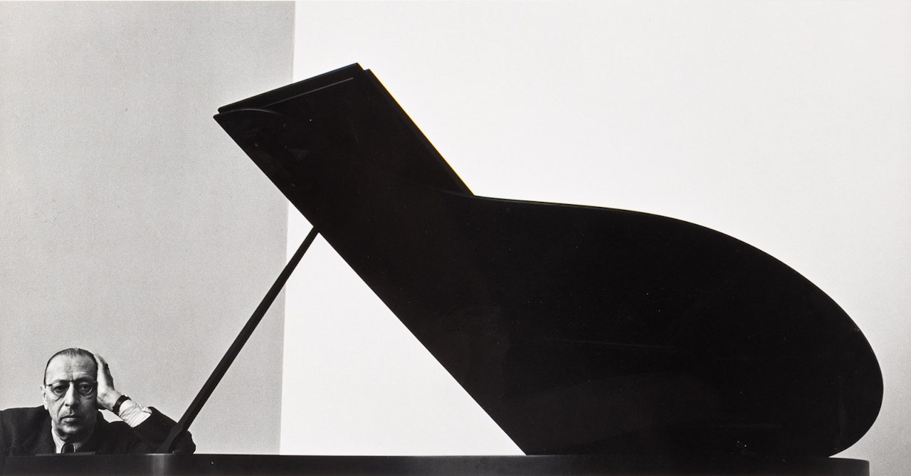 Igor Stravinsky, New York City by Arnold Newman