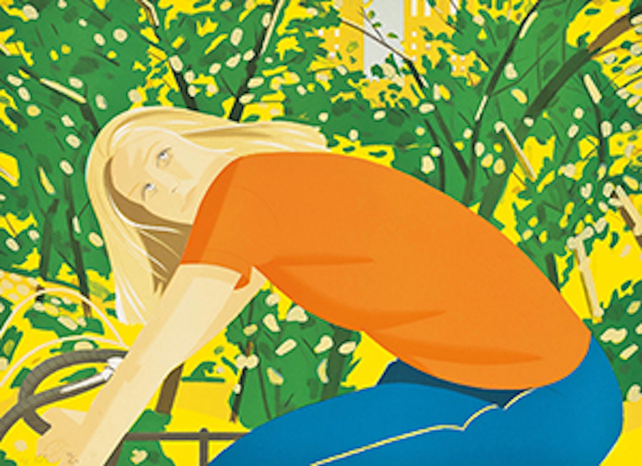 Bicycle Rider by Alex Katz