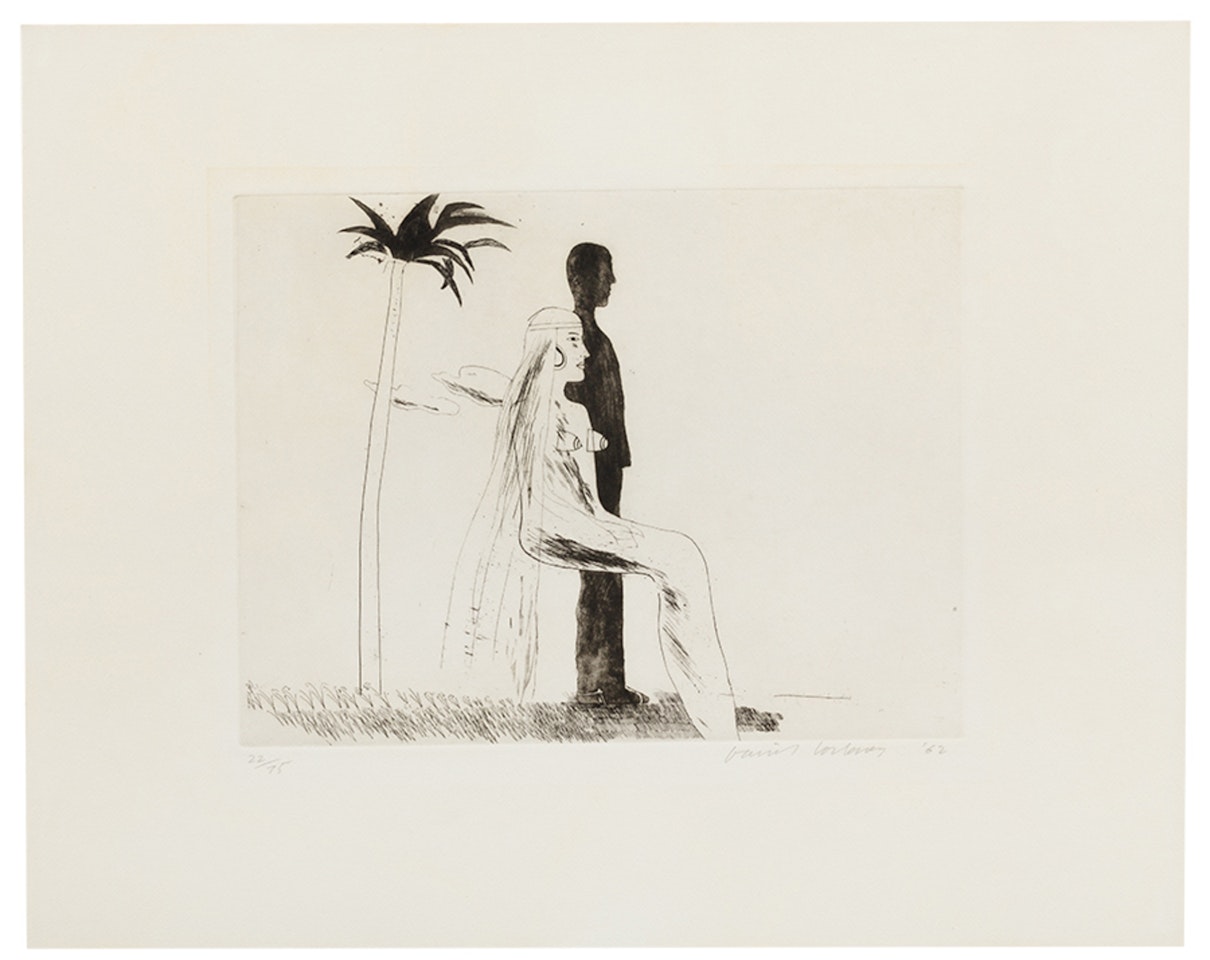 The Marriage by David Hockney