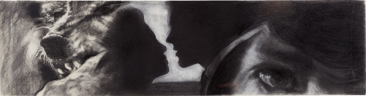 Untitled (Lover's Eye) by Robert Longo