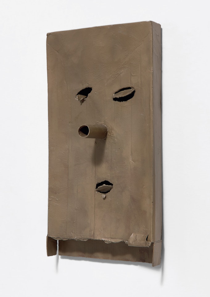 Untitled (Unpainted FK2 Mask M8.a) by Mark Grotjahn