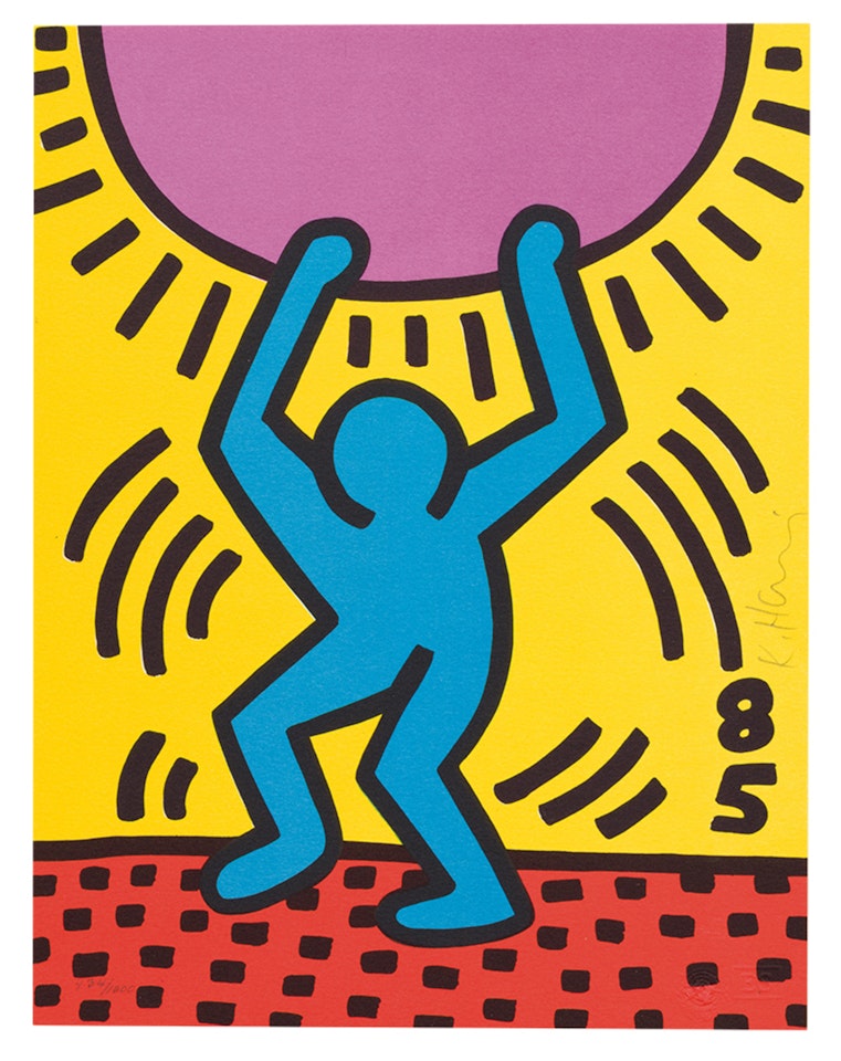 International Youth Year by Keith Haring