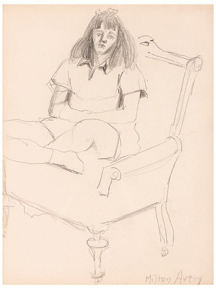 Little Girl by Milton Avery