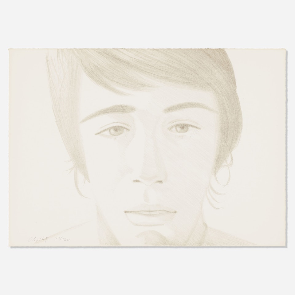 Vincent (from the Prints for Phoenix House portfolio) by Alex Katz