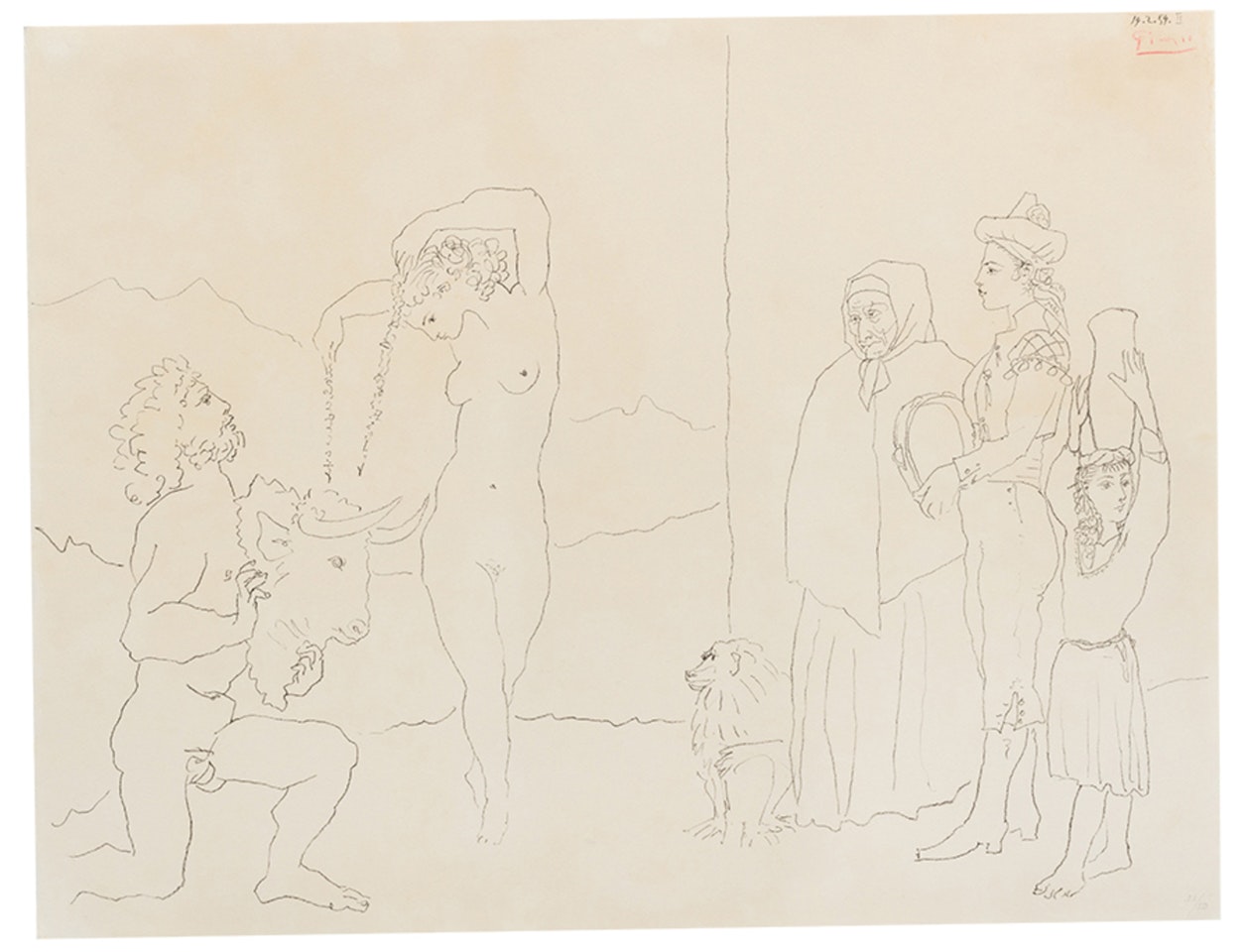 La Danse des Banderilles by Pablo Picasso