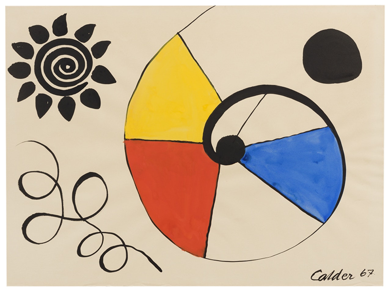 Nautilus and Sea Flower by Alexander Calder