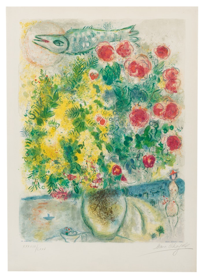 Roses et Mimosas (from Nice et la Côte dAzur) by Charles Sorlier