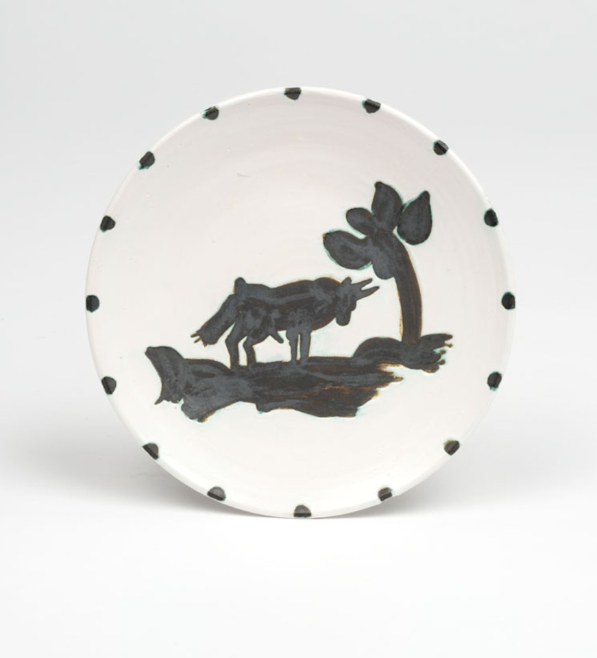 Bull under the tree by Pablo Picasso