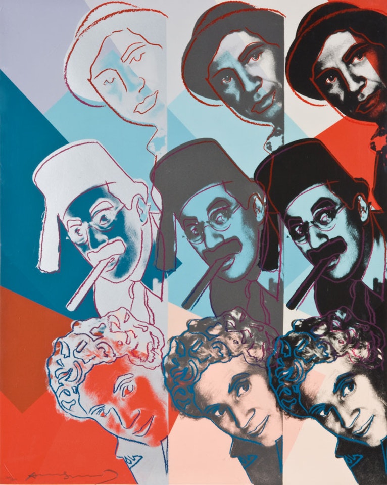 The Marx Brothers (from Ten Portraits of Jews of the Twentiet ... by Andy Warhol