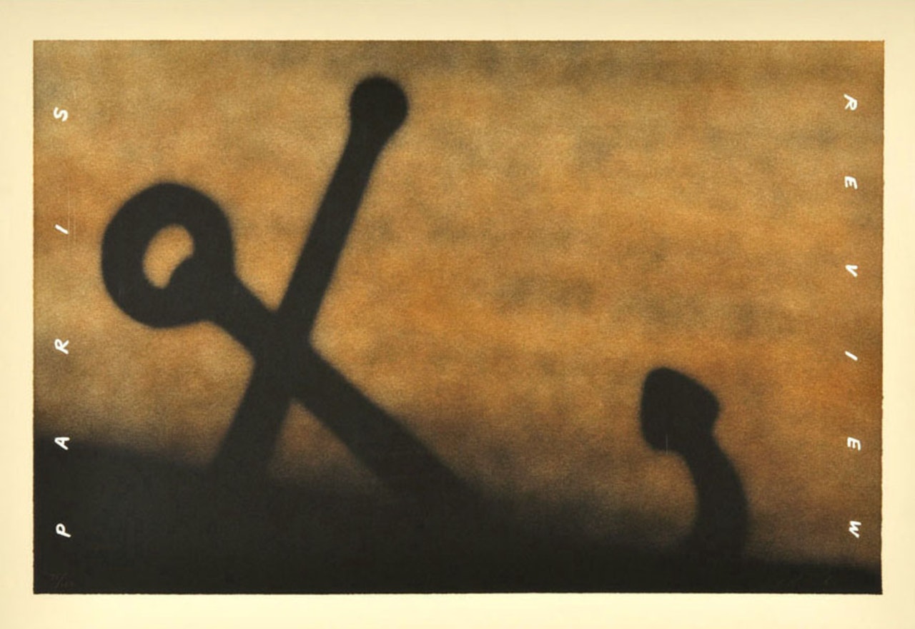 Anchor in Sand by Ed Ruscha