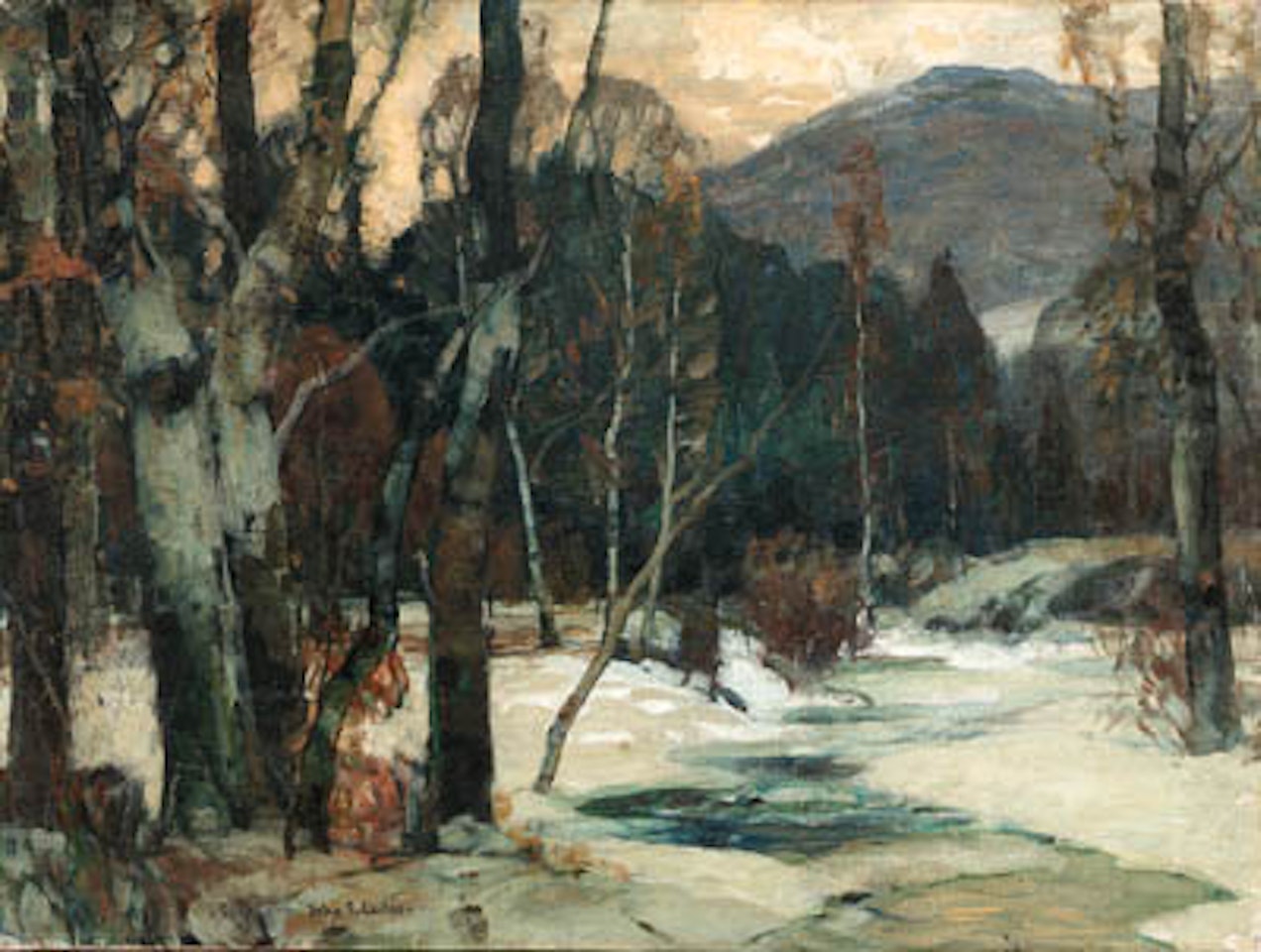 Mountain stream by John Fabian Carlson