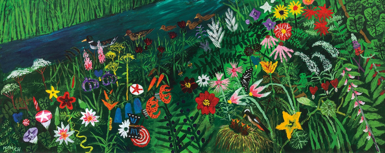 Summer Stream by Kim Chong Hak