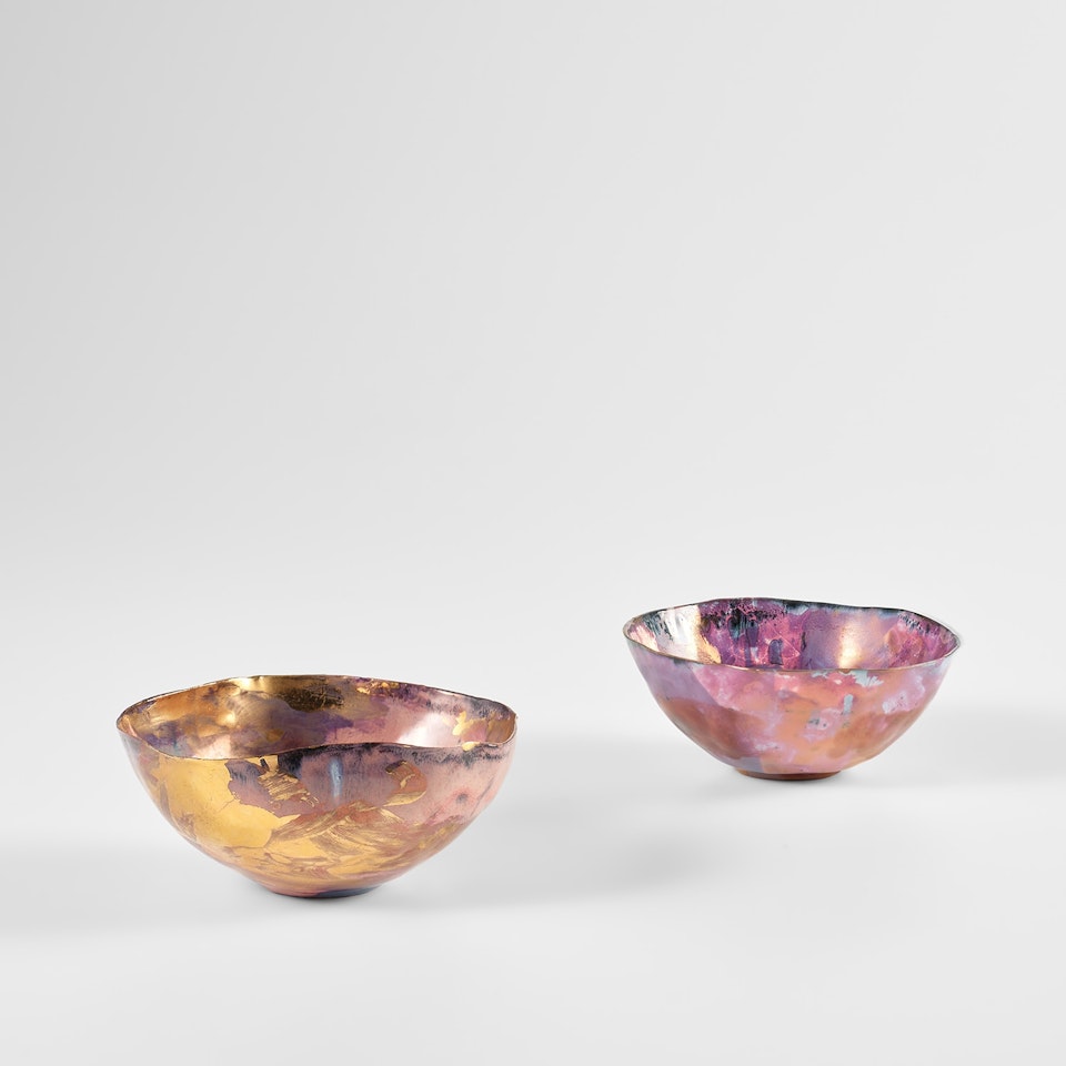 Two bowls by Fausto Melotti