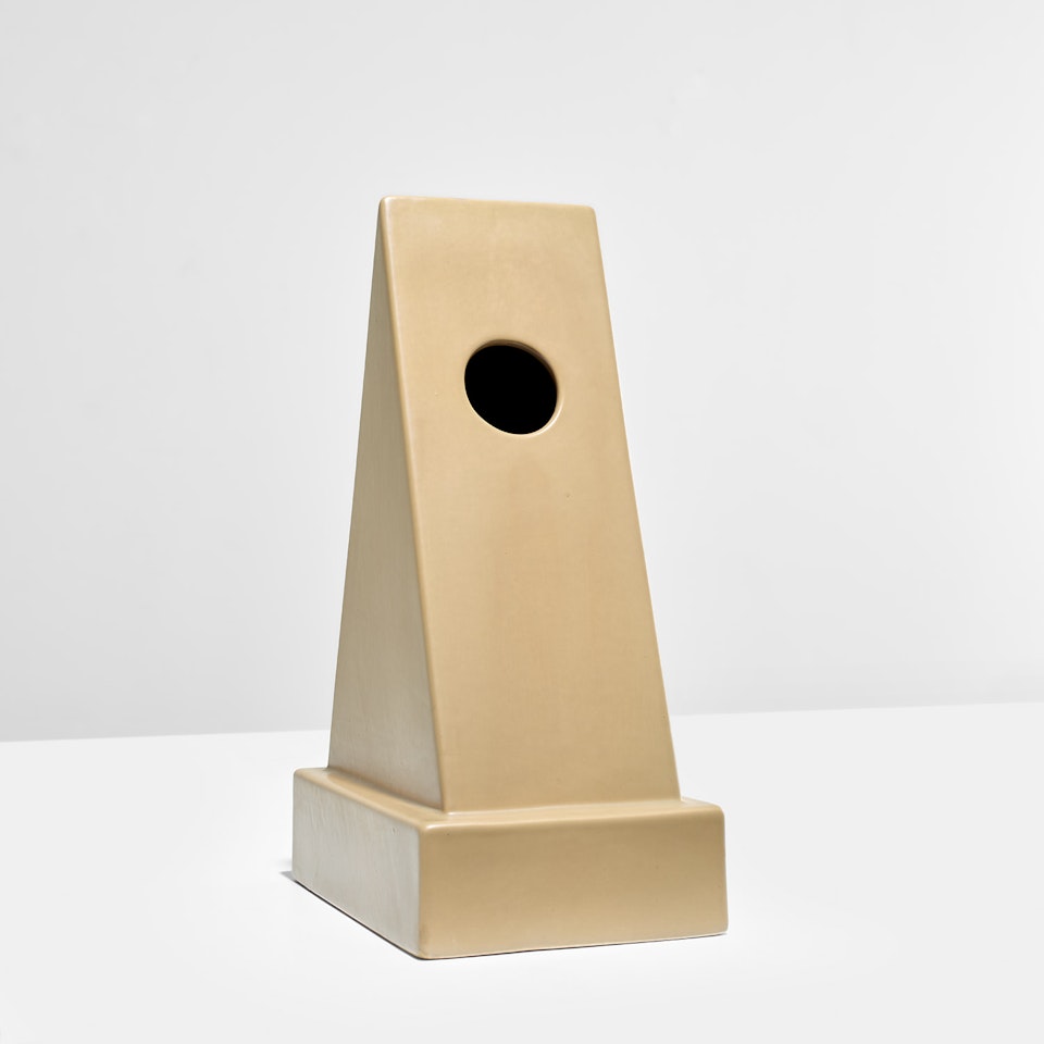 Vase, model no. 'Y36', from the 'Yantra di Terracotta' series by Ettore Sottsass