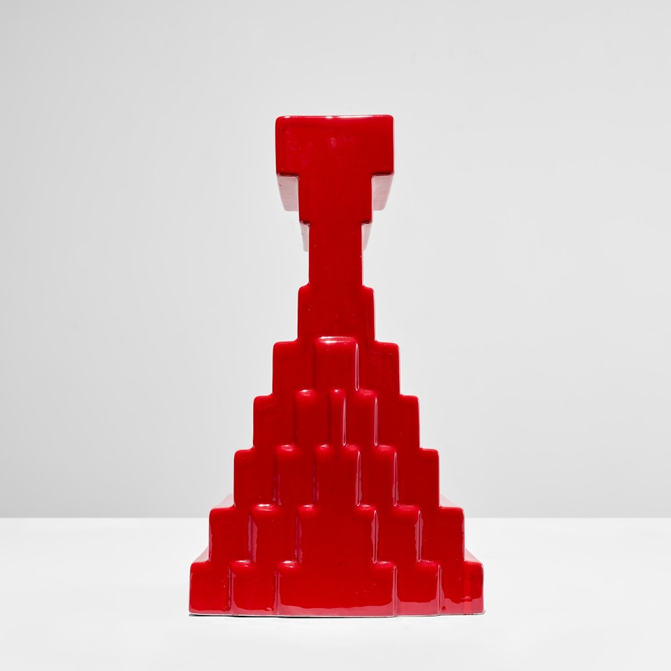 Vase, model no. 'Y37', from the 'Yantra di Terracotta' series by Ettore Sottsass