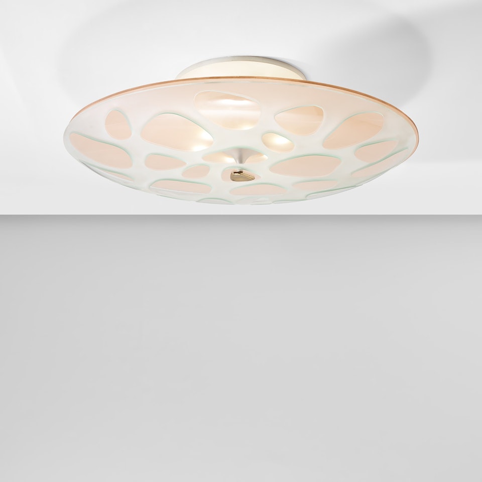 Large ceiling light by Max Ingrand
