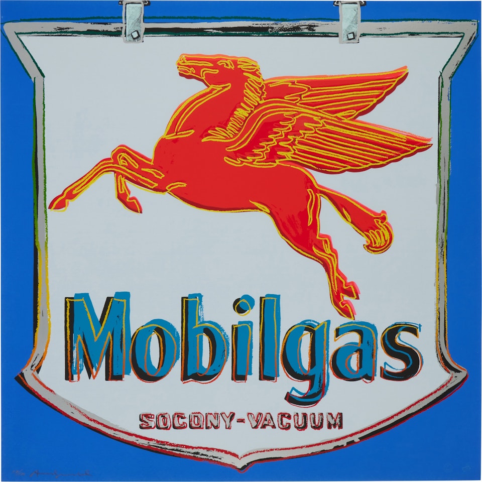 Mobil, from Ads by Andy Warhol