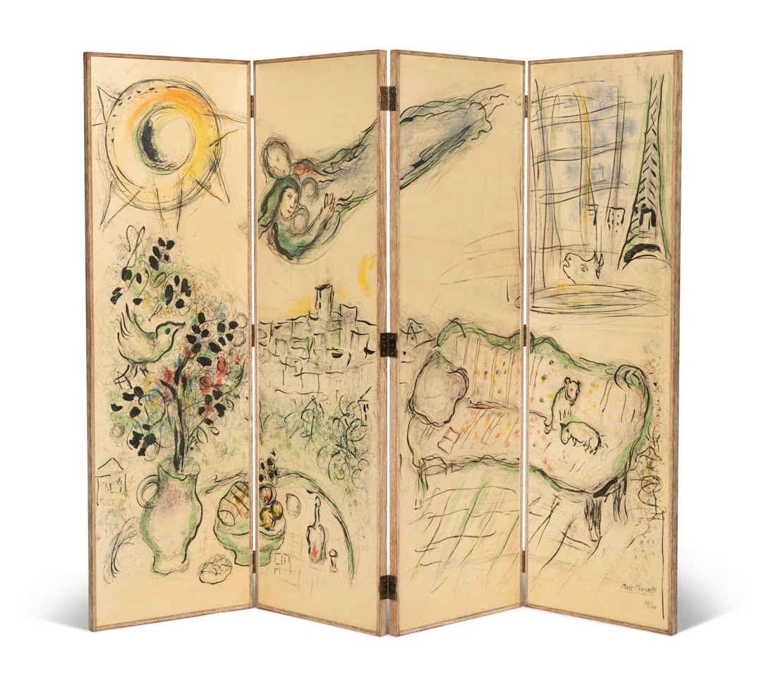 Paravent (Screen) by Marc Chagall