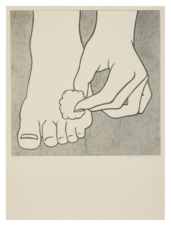 Foot Medication Poster by Roy Lichtenstein