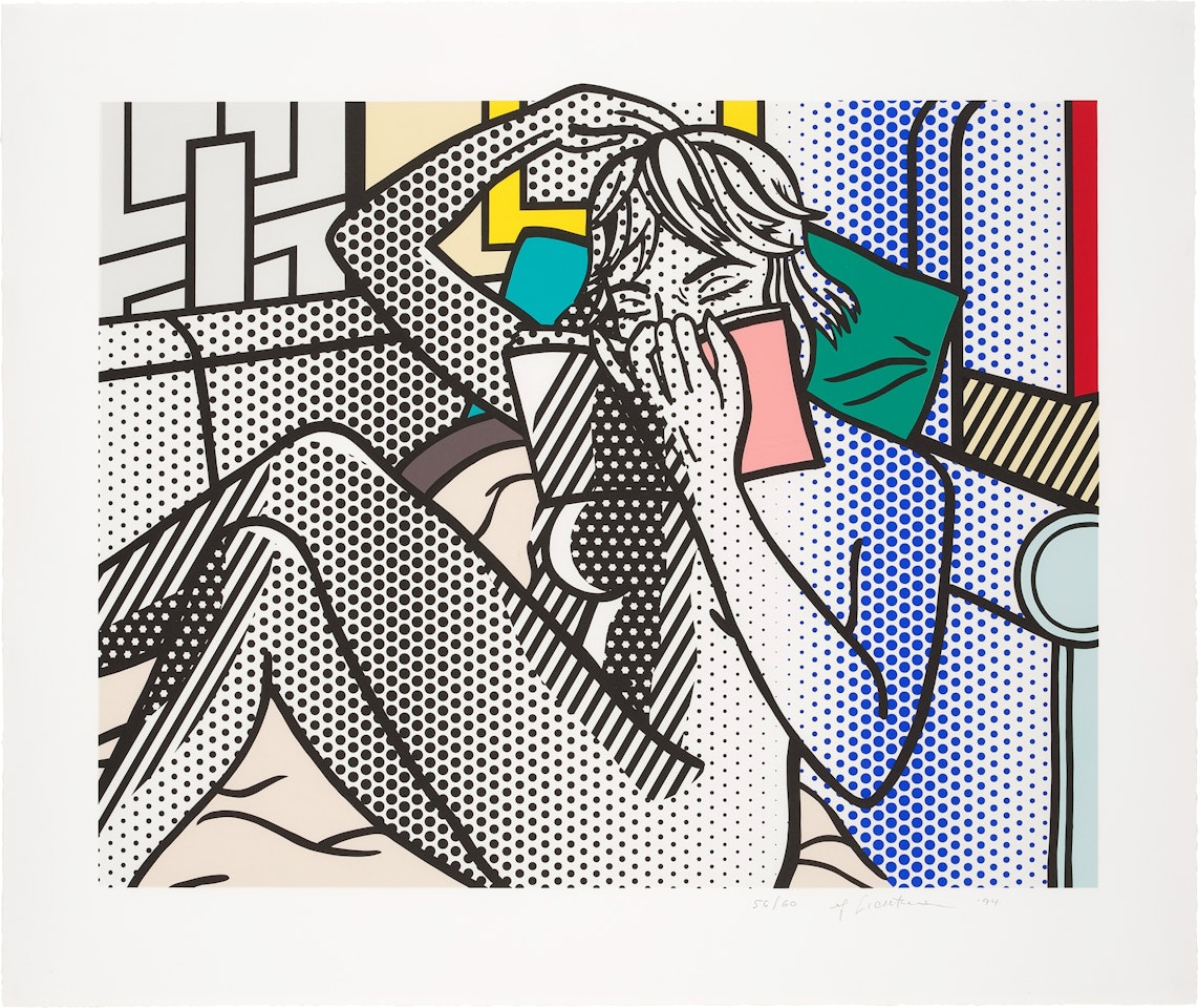 Nude Reading, from Nudes Series by Roy Lichtenstein