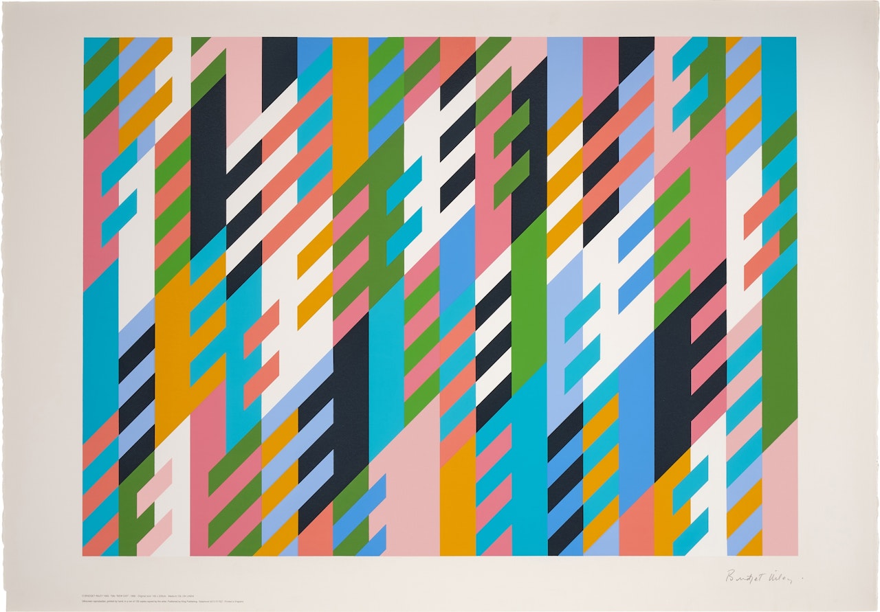 New Day by Bridget Riley
