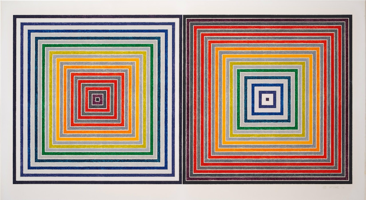 Double Gray Scramble by Frank Stella
