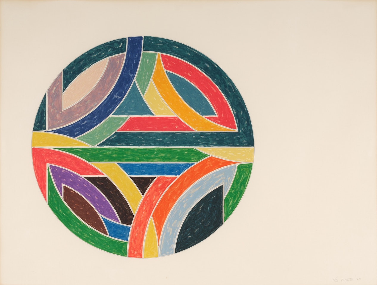 Sinjerli Variation IV by Frank Stella