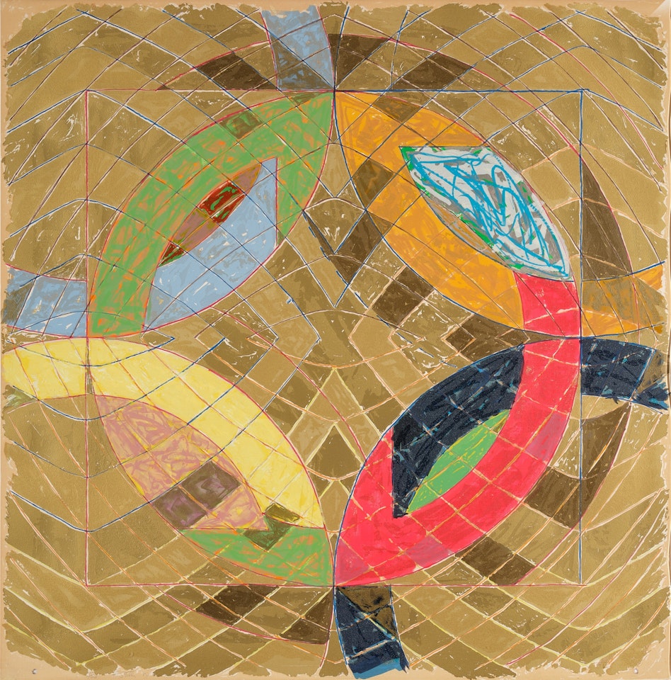 Polar Co-ordinates VI, from Polar Co-Ordinates for Ronnie Peterson by Frank Stella