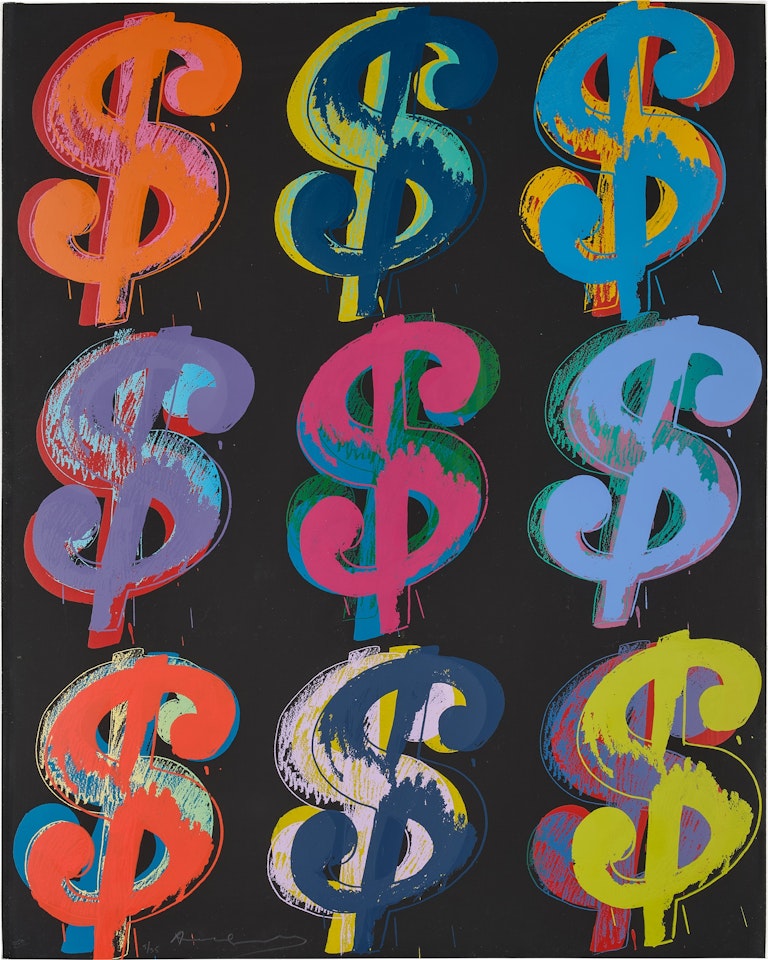 $ (9) by Andy Warhol