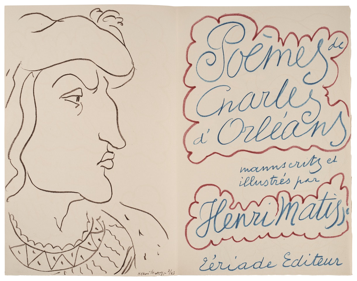 Charles d'Orléans, Poèmes by Henri Matisse