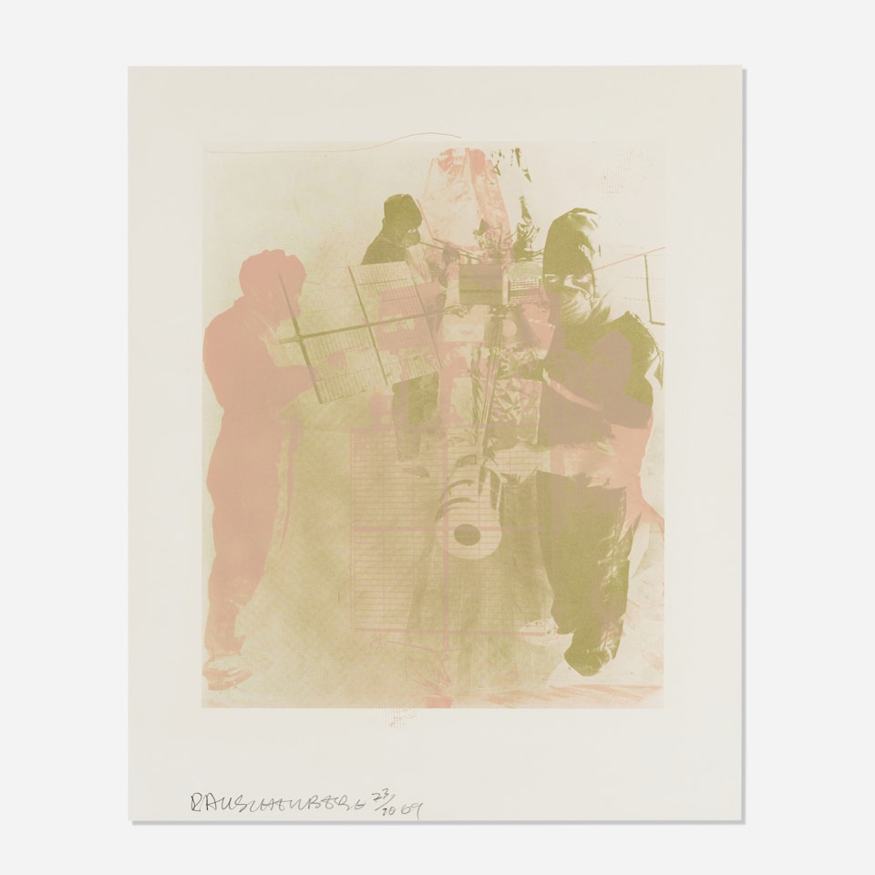 Shell (from the Stoned Moon series) by Robert Rauschenberg